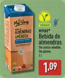 ALDI MYVAY Bebida de almendras oferta