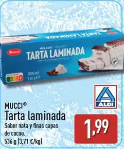 ALDI MUCCI Tarta laminada oferta