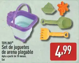 ALDI TOYLINO Set de juguetes de arena plegable oferta