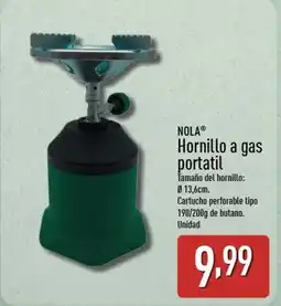 ALDI NOLA Hornillo a gas portatil oferta