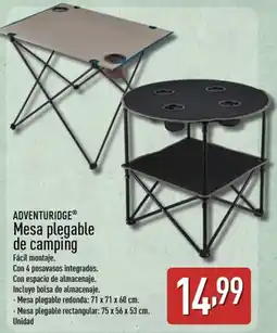 ALDI ADVENTURIDGE Mesa plegable de camping oferta