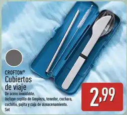 ALDI CROFTON Cubiertos de viaje oferta