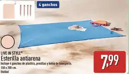 ALDI LIVE IN STYLE Esterilla antiarena oferta