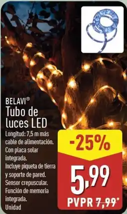 ALDI BELAVI Tubo de luces LED oferta