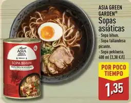 ALDI ASIA GREEN GARDEN Sopas asiáticas oferta