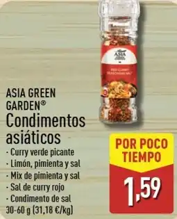 ALDI ASIA GREEN GARDEN Condimentos asiáticos oferta