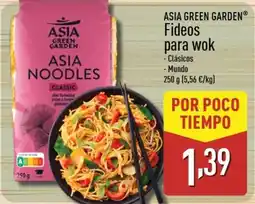 ALDI ASIA GREEN GARDEN Fideos para wok oferta