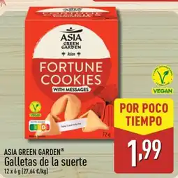 ALDI ASIA GREEN GARDEN Galletas de la suerte oferta