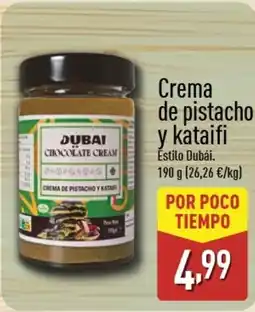 ALDI Crema de pistacho y kataifi oferta