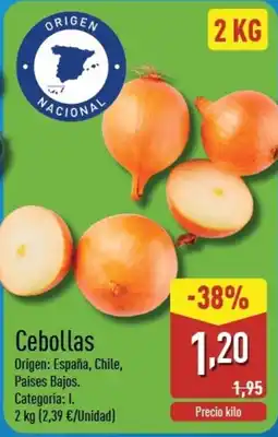 ALDI Cebollas oferta