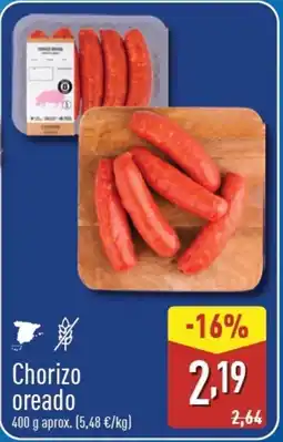 ALDI Chorizo oreado oferta
