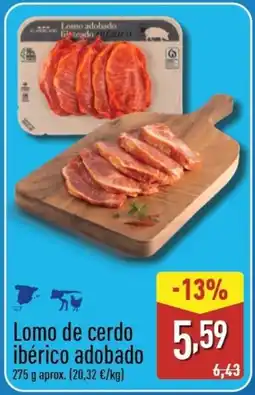 ALDI Lomo de cerdo ibérico adobado oferta