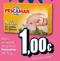 Unide Supermercados PESCAMAR Atún en aceite de girasol en aceite de girasol oferta