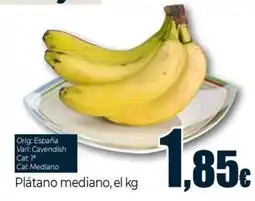 Unide Supermercados Plátano mediano oferta