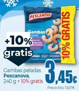 Unide Supermercados PESCANOVA Gambas peladas oferta