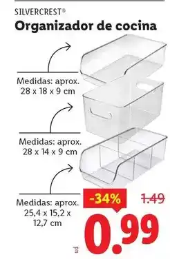Ocine Silvercrest - organizador de cocina oferta