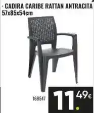 Family Cash Cadira caribe rattan antracita oferta
