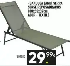 Family Cash Gandula jardi serra sense reposabracos oferta