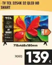 Family Cash Tcl - tv 32s4k 32 qled hd smart oferta