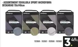 Family Cash Deskarao - assortiment tovallola sport microfibra oferta
