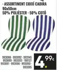 Family Cash Assortiment coixi cadira 90x50cm 50% poliester 50% coto oferta