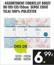 Family Cash Telai - assortiment cobrellit bouti sense coixí 100% polièster oferta