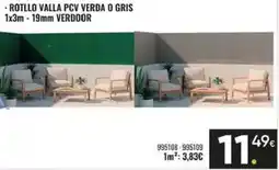 Family Cash Rotllo pcv verda o gris verdoor oferta