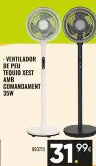 Family Cash Tequio - ventilador de peu xest amb comandament 35w oferta