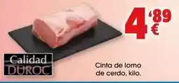 TOP Cash & Carry Duroc - cinta de lomo de cerdo oferta