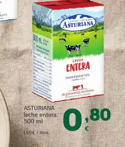 HiperDino ASTURIANA leche entera, 500 ml oferta