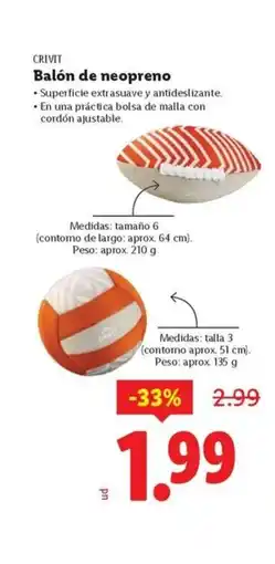 Ocine Balón de neopreno oferta