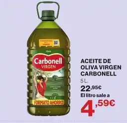 Hipercor CARBONELL Aceite de oliva virgen oferta