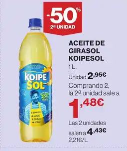 Hipercor KOIPESOL Aceite de girasol oferta