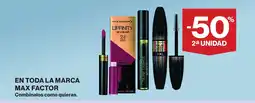 Hipercor En toda la marca max factor oferta