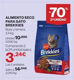 Hipercor BREKKIES Alimento seco para gato oferta