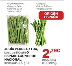 Hipercor Judía verde extra oferta
