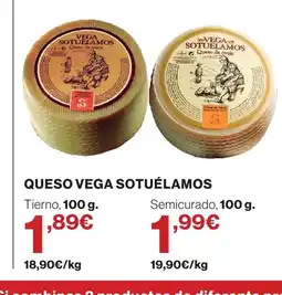 Hipercor VEGA SOTUÉLAMOS Queso oferta