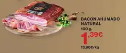 Hipercor Bacon ahumado natural oferta