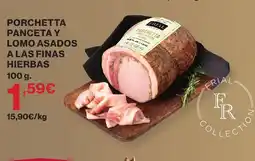 Hipercor Porchetta panceta y lomo asados a las finas hierbas oferta