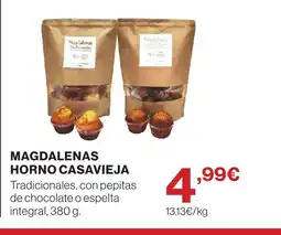 Hipercor Magdalenas horno casavieja oferta