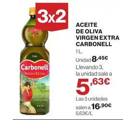 Hipercor CARBONELL Aceite de oliva virgen extra oferta