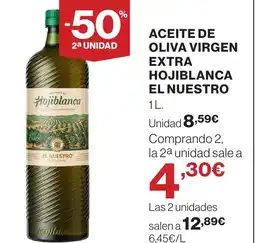 Hipercor Aceite de oliva virgen extra hojiblanca el nuestro oferta