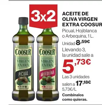 Hipercor COOSUR Aceite de oliva virgen extra oferta