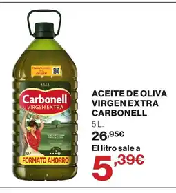 Hipercor CARBONELL Aceite de oliva virgen extra oferta