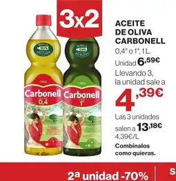 Hipercor CARBONELL Aceite de oliva oferta