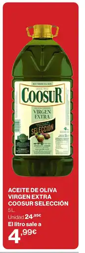 Hipercor Aceite de oliva virgen extra coosur selección oferta