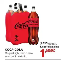 Hipercor COCA-COLA oferta