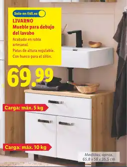 Lidl LIVARNO Mueble para debajo del lavabo oferta