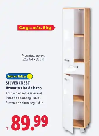 SILVERCREST Armario alto de baño