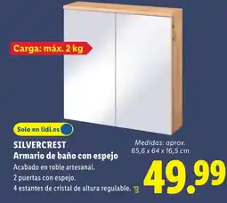 Lidl SILVERCREST Armario de baño con espejo oferta